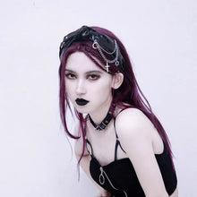 Load image into Gallery viewer, [Noir] Goth Punk Cross Pendants Hair Band
