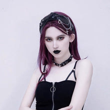 Load image into Gallery viewer, [Noir] Goth Punk Cross Pendants Hair Band
